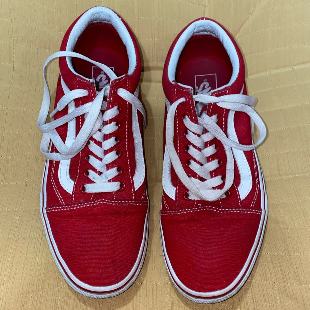 Red Old Skool Vans